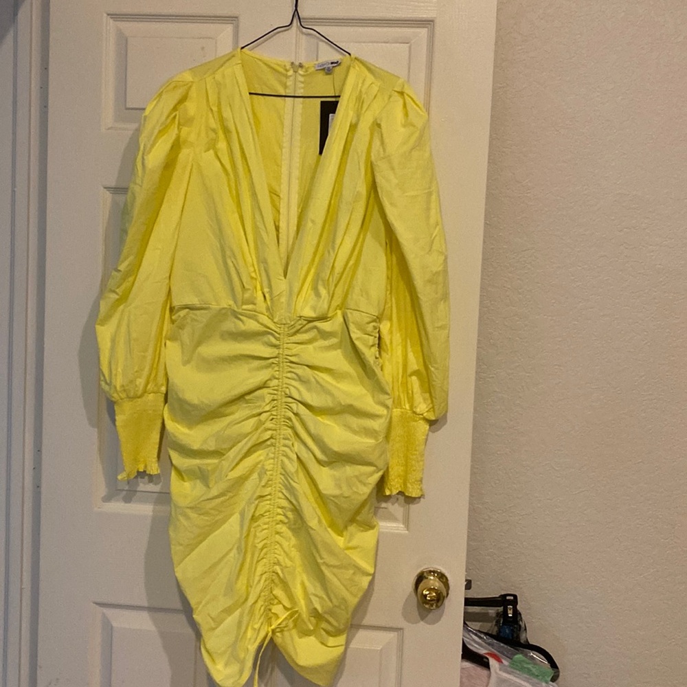 Leilani Runch Dress Yellow 2XL